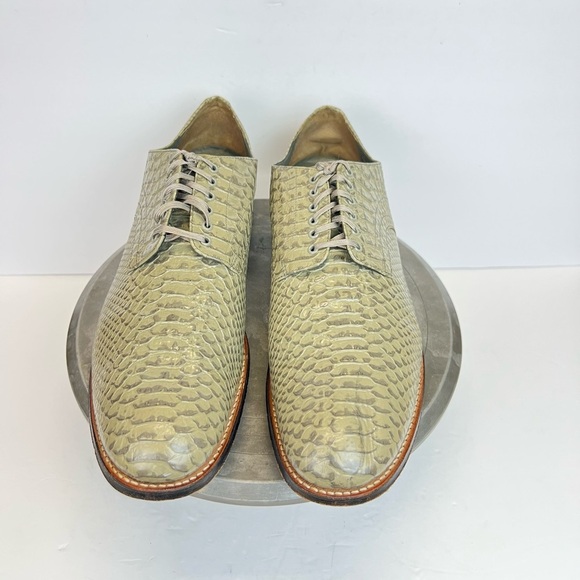 Stacy Adams Size 14D Men's Shoe Madison‎ Anaconda Print Leather Grey - Picture 11 of 11